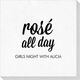 Rosé All Day Deville Napkins Image 2 of 3